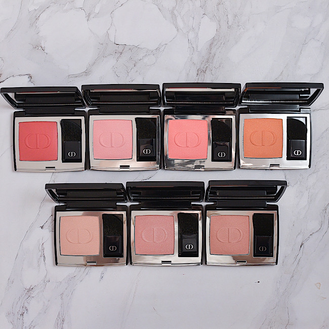 DIOR ディオールスキン ルージュ ブラッシュ 人気チーク全色スウォッチ