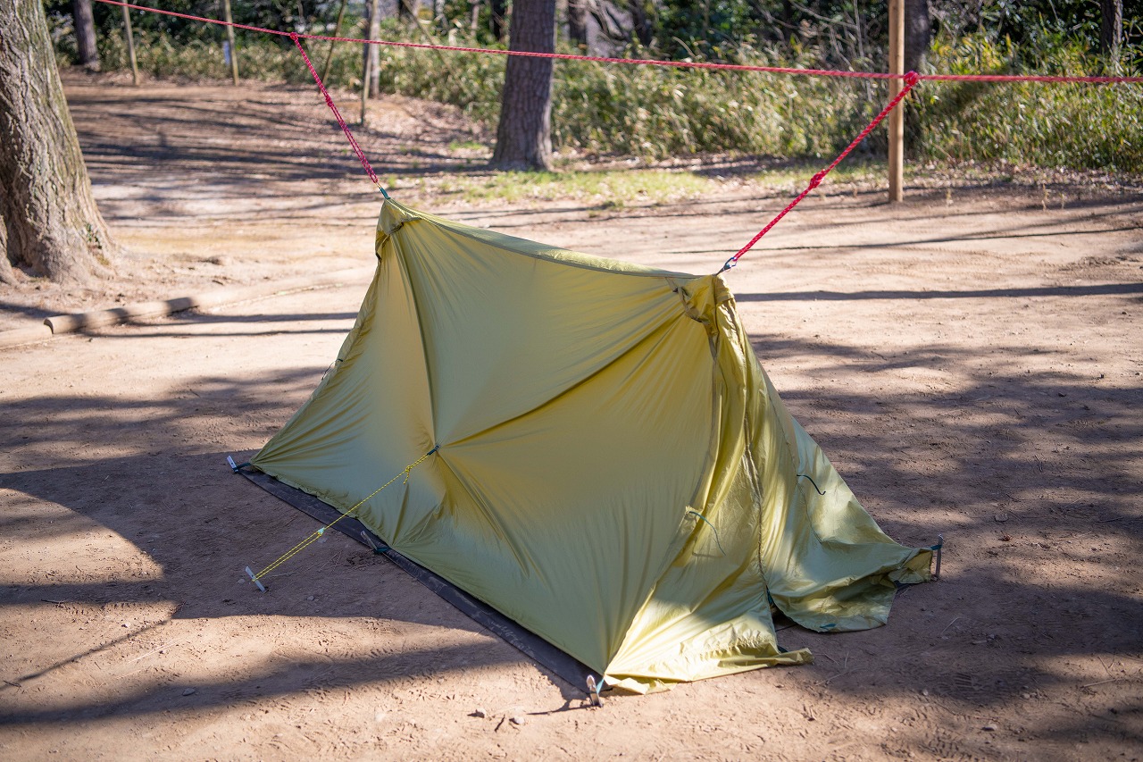 ツェルト2ロングの重さを量ってみよう【ツェルトでキャンプも悪くない