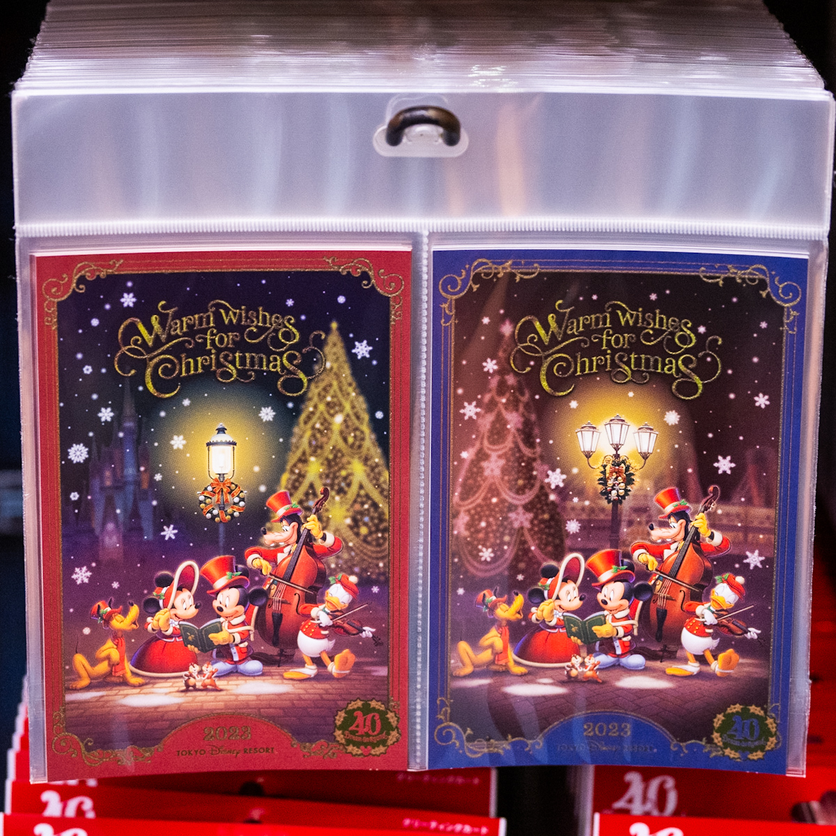 クリスマスの音楽を奏でるミッキーマウスたち！東京ディズニーランド