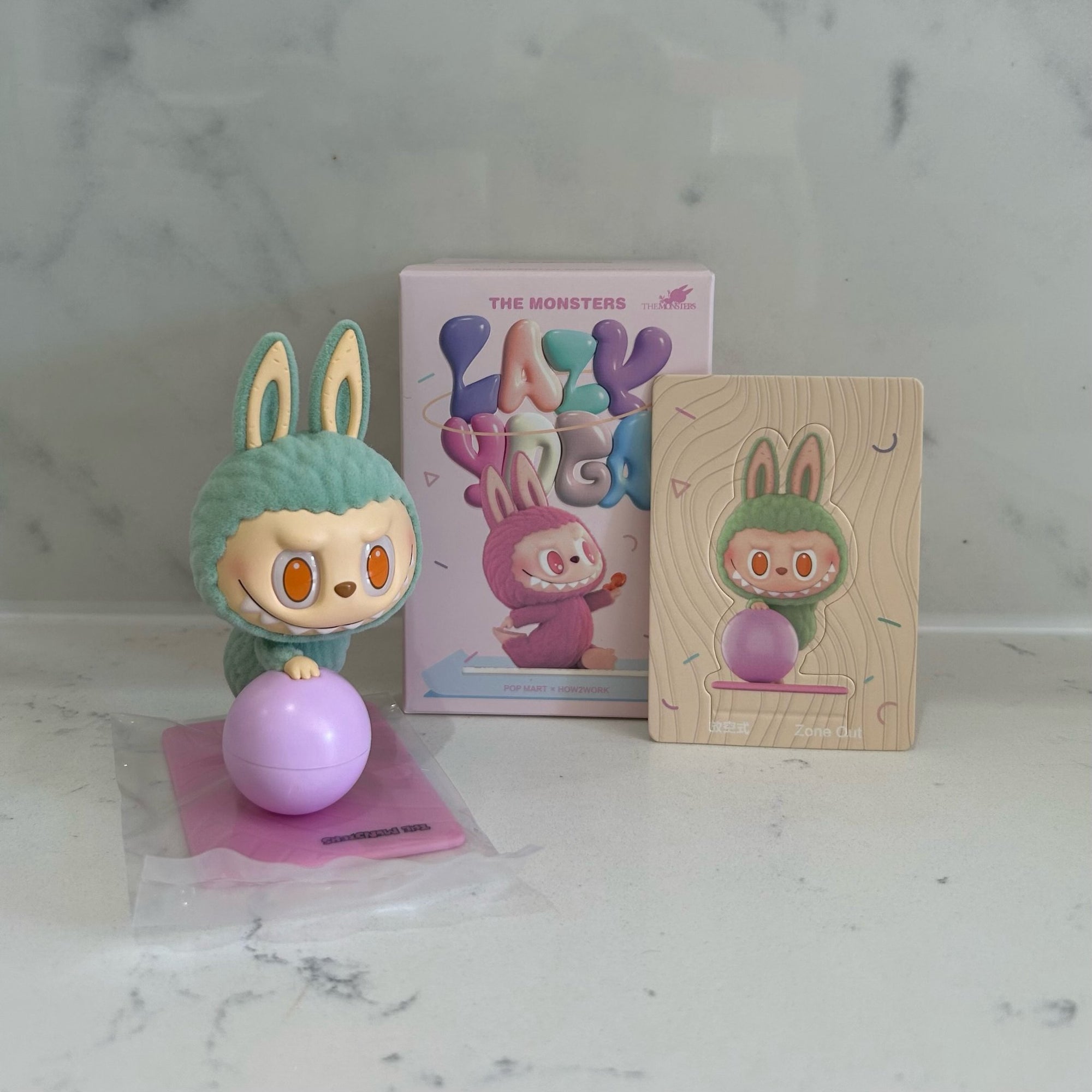 Zone Out - Lazy Yoga Series Figures THE MONSTERS Labubu by POP