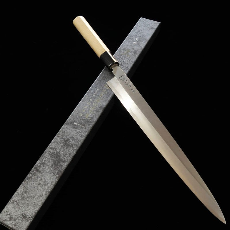 正本総本店 MASAMOTO SOHONTEN 青紙二号 柳刃 (240-300mm) – 三浦刃物