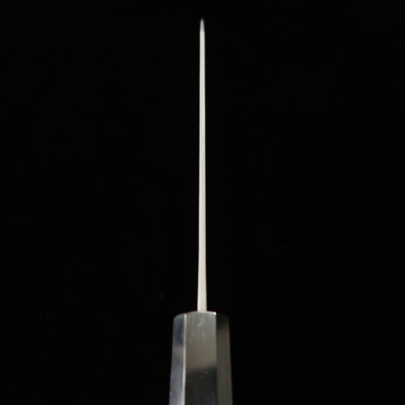 二唐刃物鍛造所 NIGARA 文化 SG2 暗紋 ダマスカス 水牛黒檀柄 (180mm