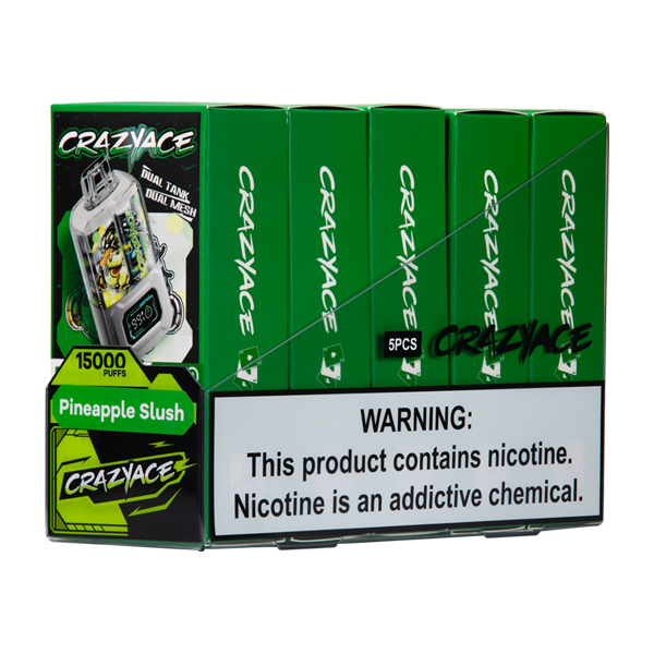 Near Me Fresh Mint Crazy Ace B15000 Vape - Mi-One Brands Crazy Ace