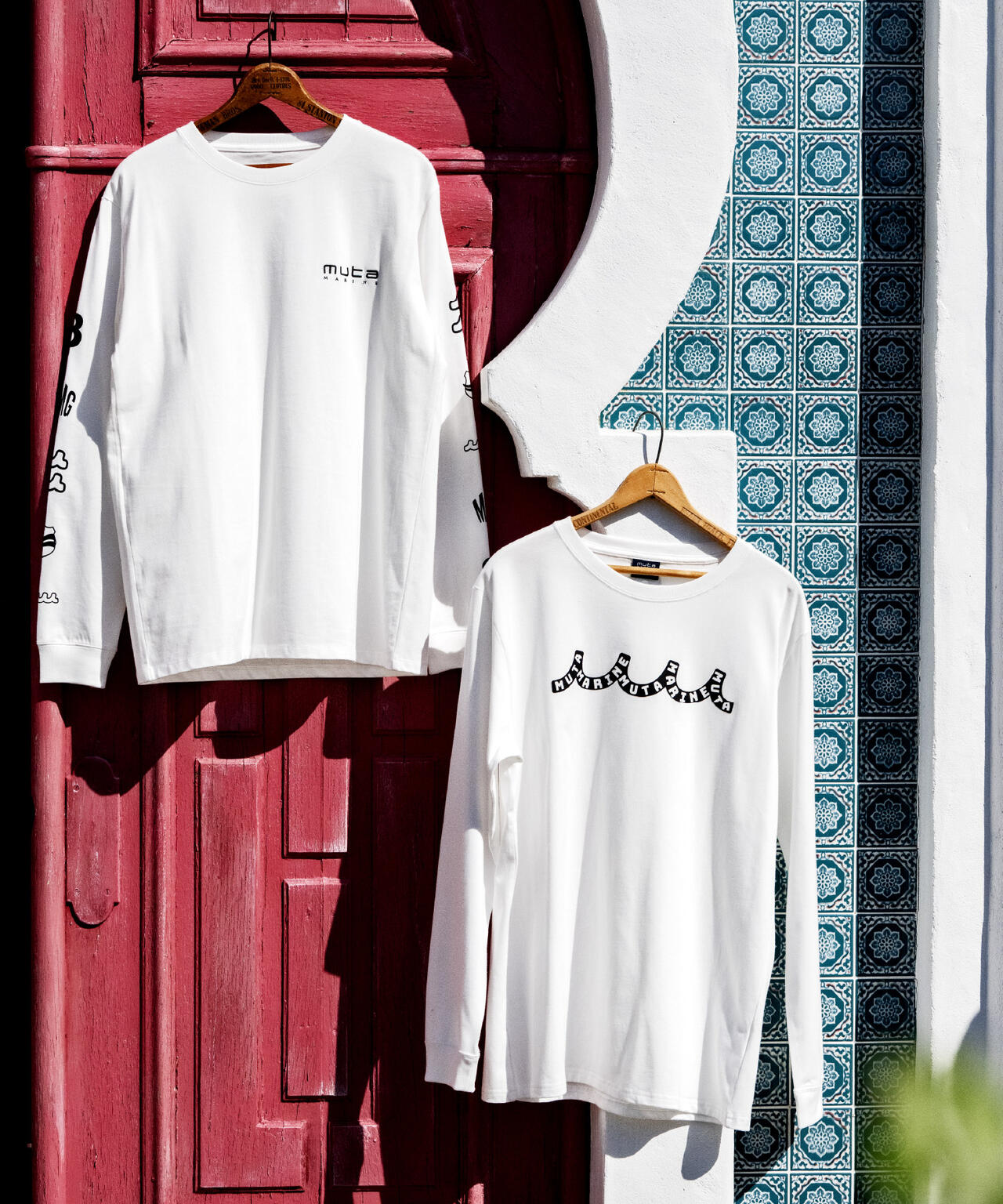 muta MARINE/ムータ マリン/別注Wave muta MARINE LS Tee | ROYAL