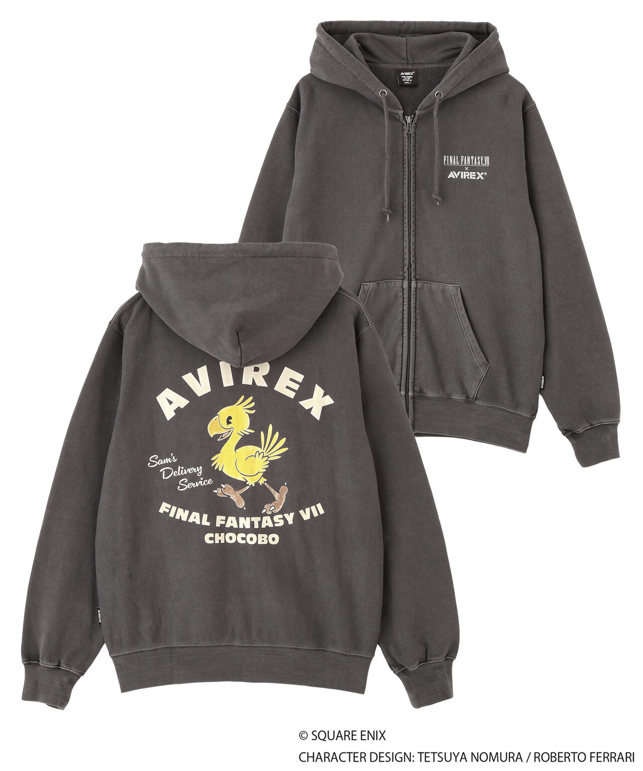 AVIREX × FINAL FANTASY VII REMAKE》ZIP UP HOODIE ”CHOCOBO