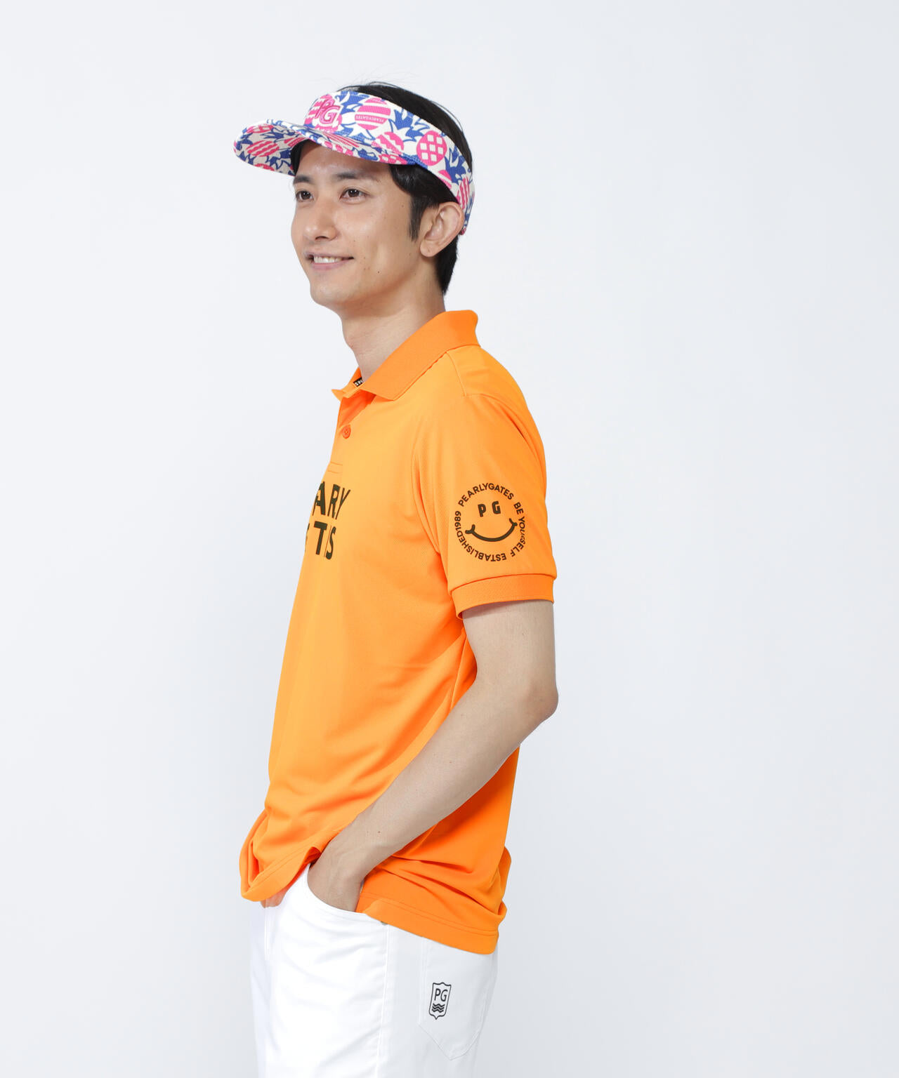 PG is PG ハイゲージストレッチBOXカノコ半袖ポロシャツ | PEARLY