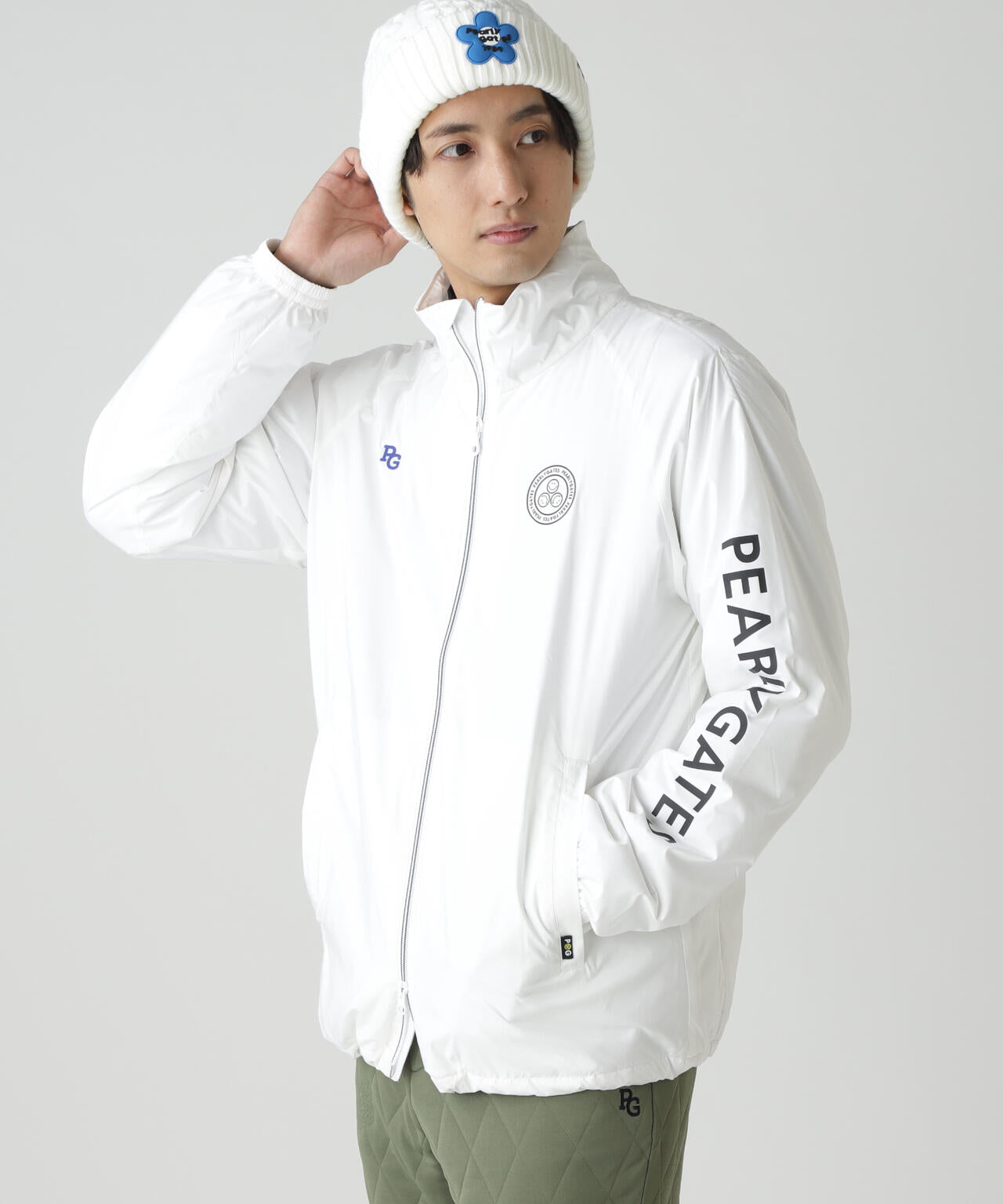 Peミニリップ中綿ジップアップブルゾン | PEARLY GATES（パーリー