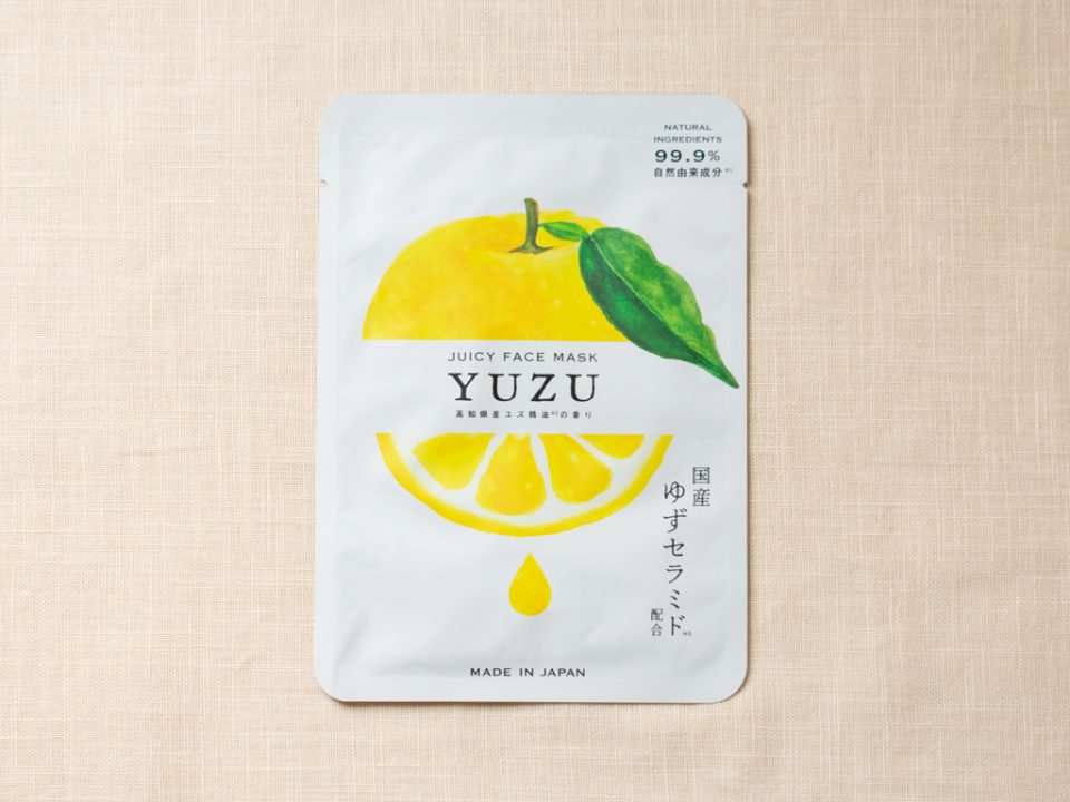 高知県産YUZU ジューシーフェイスマスク | 瀬戸内・広島おみやげガイド