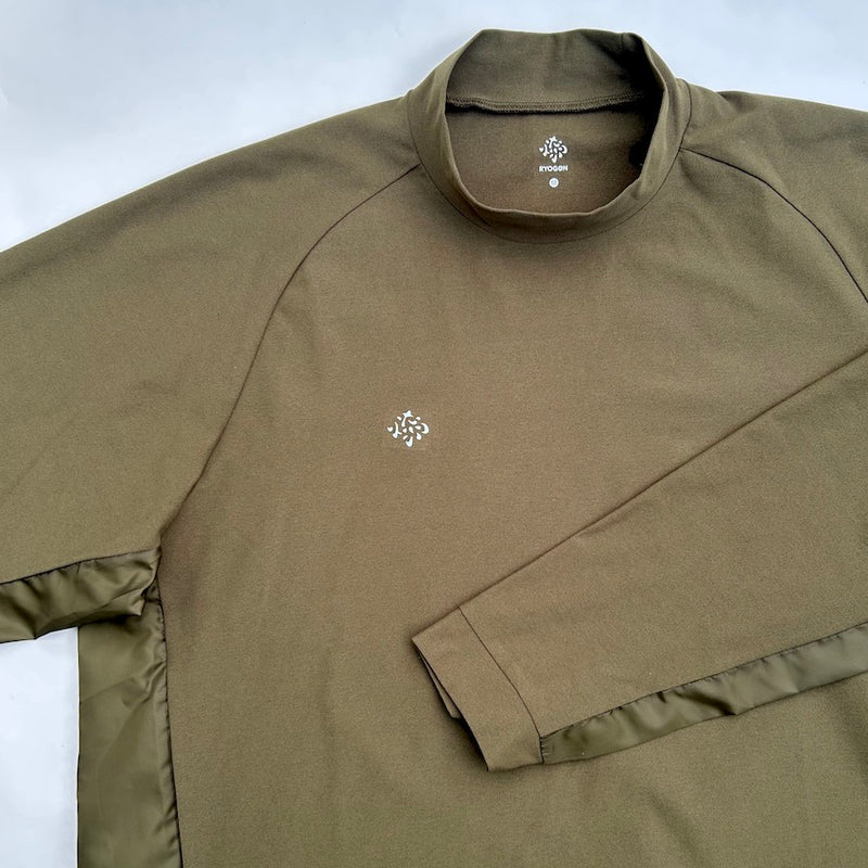 ODD Mock Neck L/S Tee（Unisex / Olive）RYOGEN – MONKEY CREW