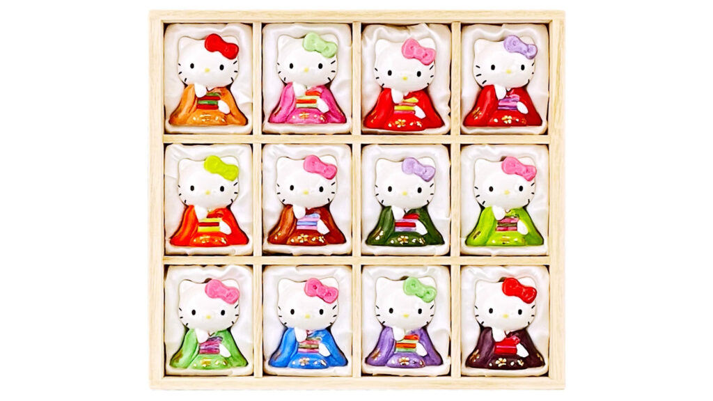 数量限定】DICグラフィックス 日本の伝統色 ハローキティ｜平安の彩りを