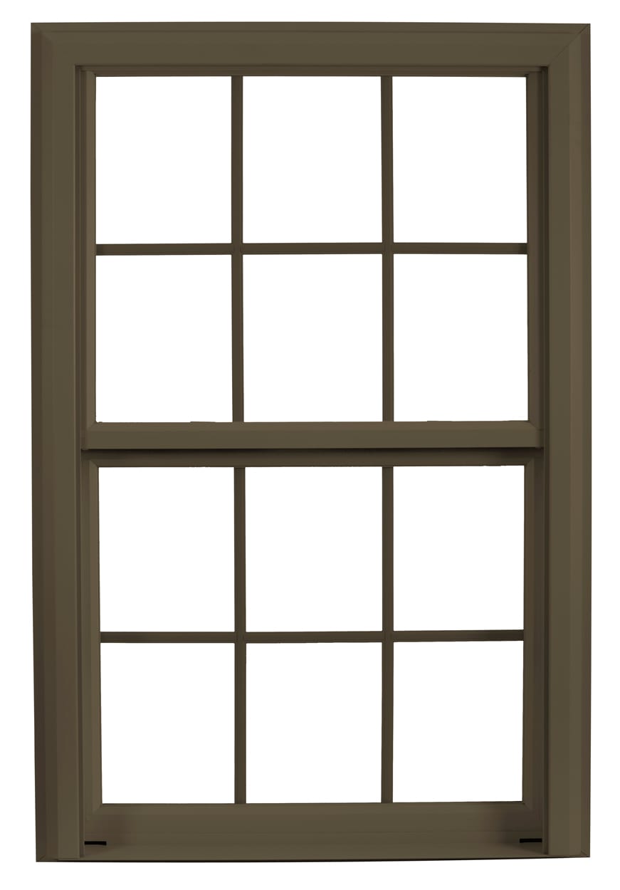 RELIABILT 3900 Series 35-3/4-in x 53-1/2-in Bronze Exterior White