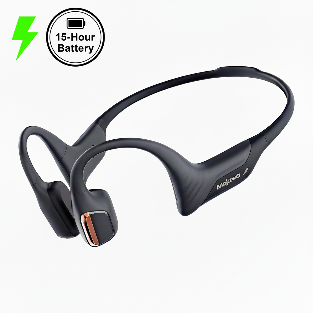 Purra Run Wireless Open-Ear Bone Conduction Headphones 15-Hour