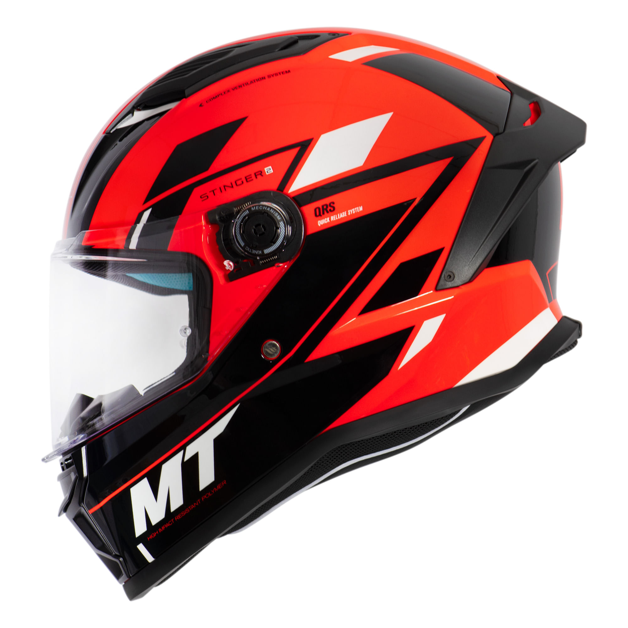 Capacete MT Stinger 2 Zivze C5 Vermelho - MotoBR