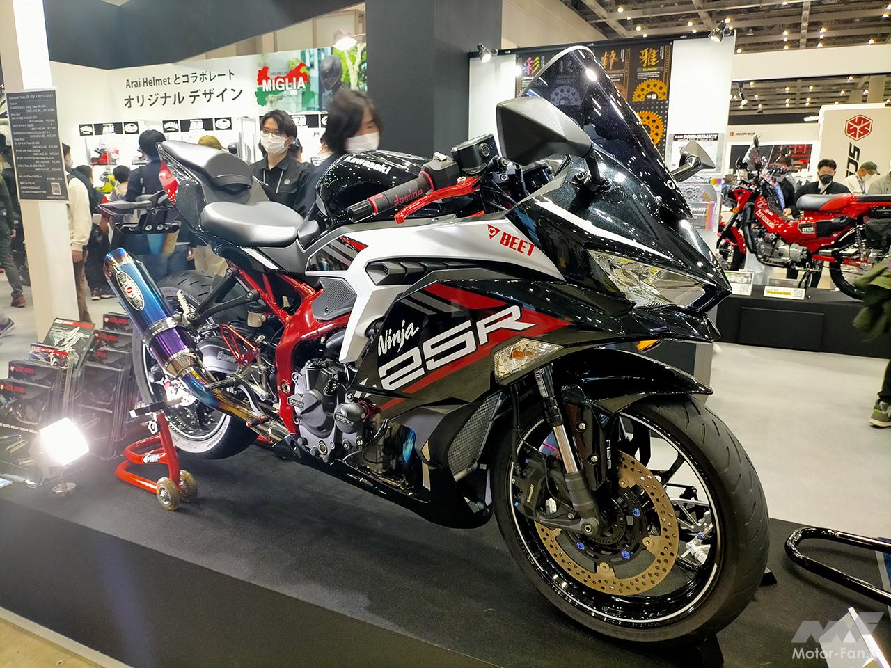 BEET JAPANが提案するカワサキ Ninja ZX-25R、フルEXチタンマフラー