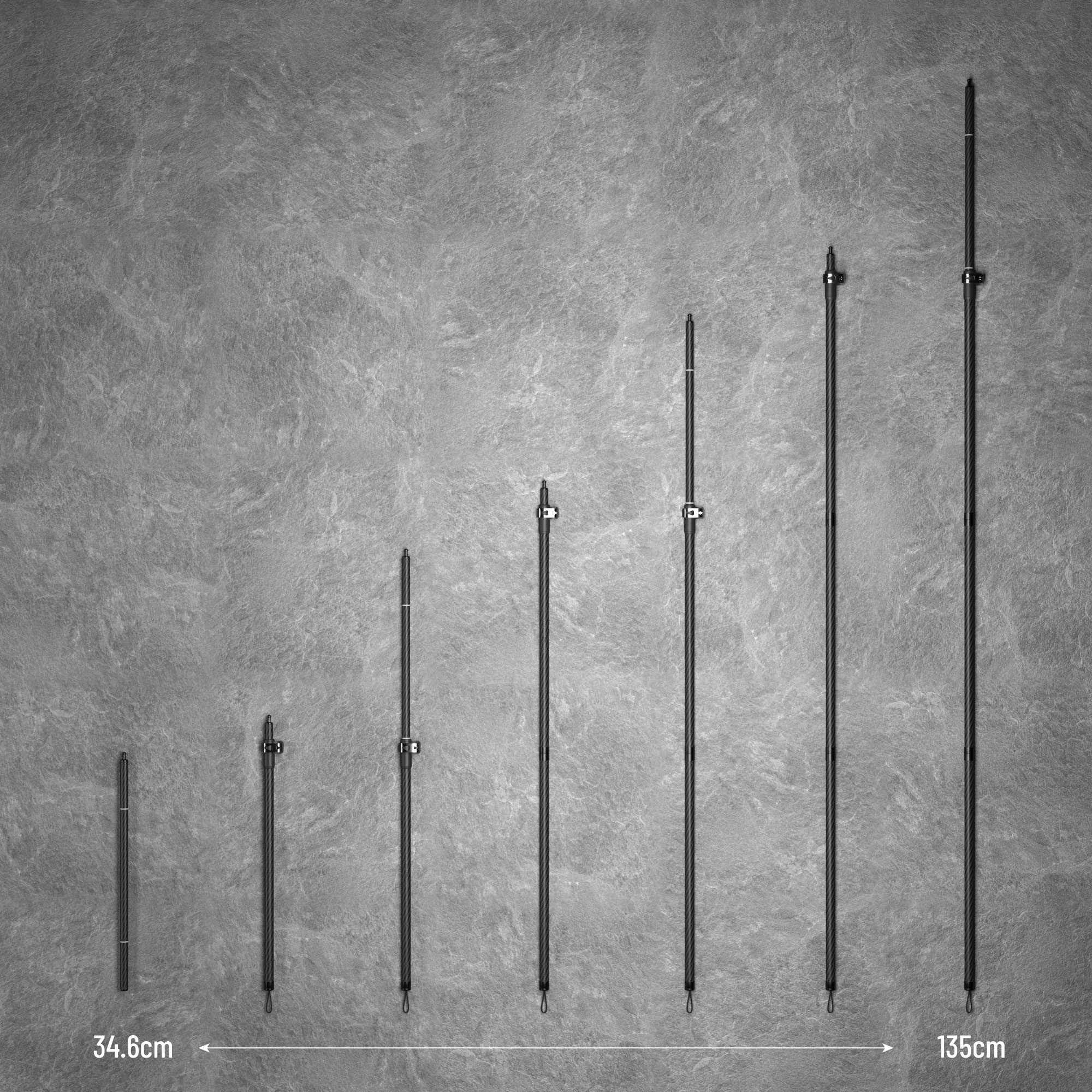 14mm Carbon Fiber Tent Pole - MOUNT DIMENSION