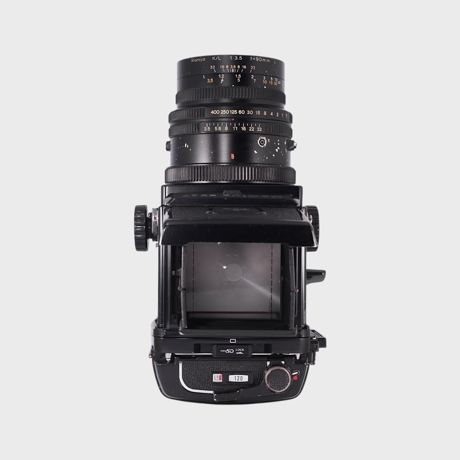 Mamiya RB67 Pro-SD Medium Format film camera with 90mm f3.5 lens
