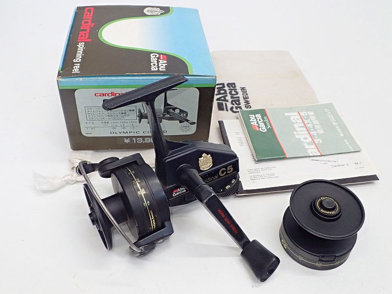 中古 ABU【アブガルシア】 カーディナルC4 グリーンライン 付属品付き