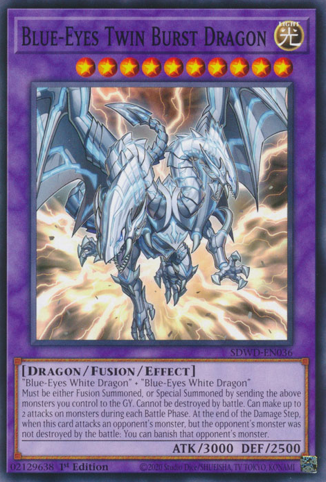 Blue-Eyes Twin Burst Dragon - Yugipedia