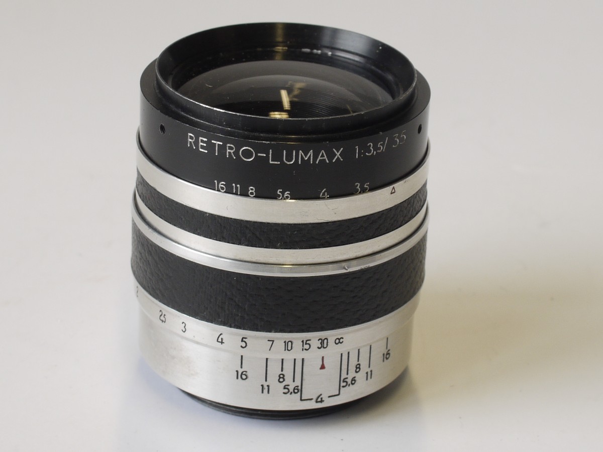 Corfield 35mm f3.5 Retro-Lumax L39 screw mount lens for Periflex