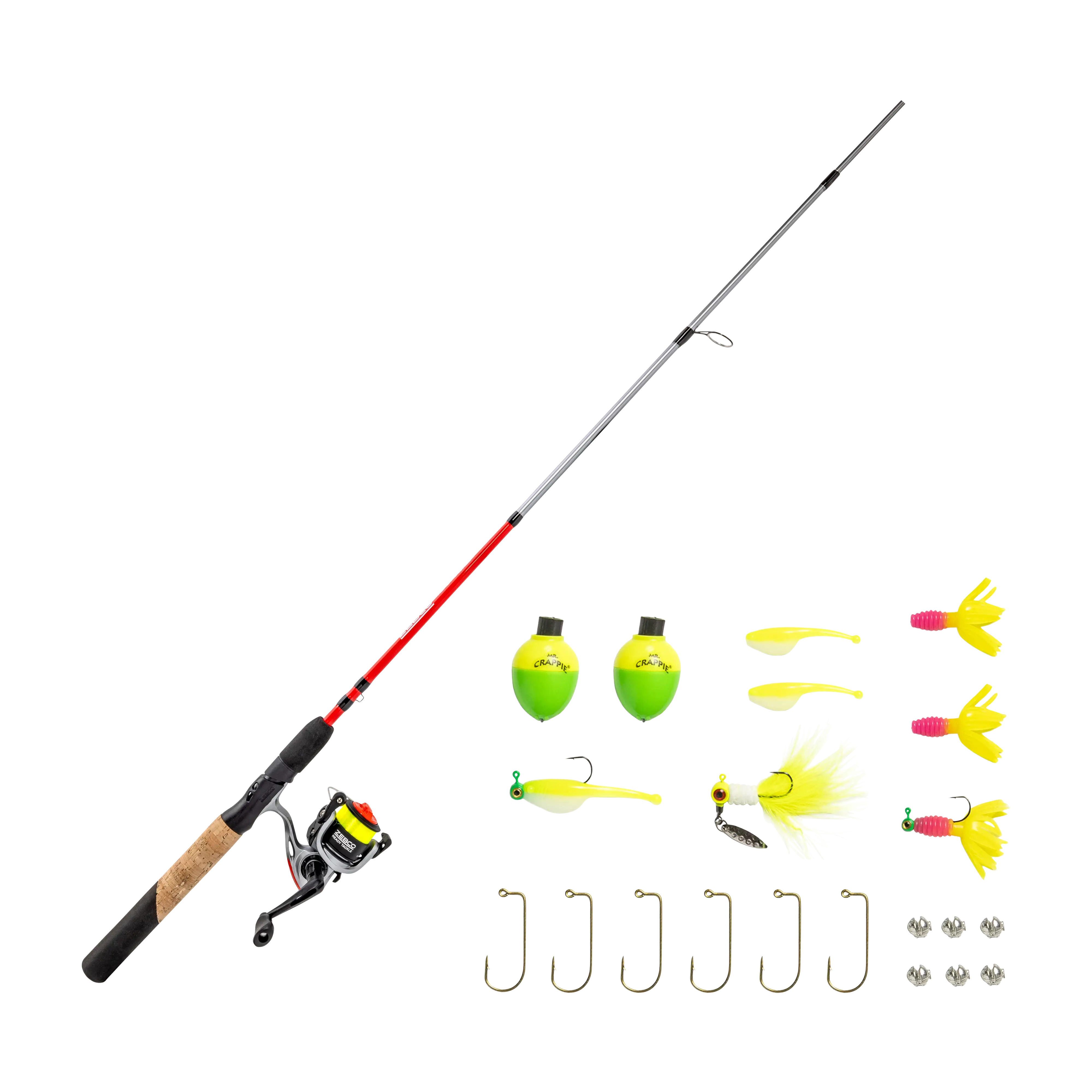 Zebco Ready Tackle Crappie Spinning Combo