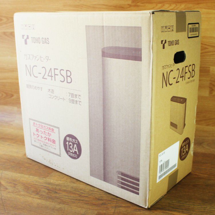 東邦ガス/TOHO GAS ガスファンヒーター NC-24FSB 都市ガス12A/13A
