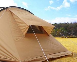 イグニオ】キャンプドームテント（IG19410TT）はカマボコ型のトンネル