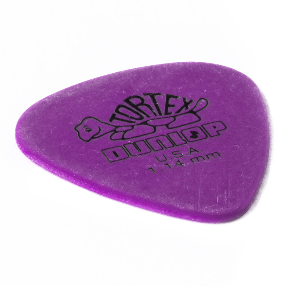 Jim Dunlop 418 Tortex Standard 1.14mm - Purple 12枚セット
