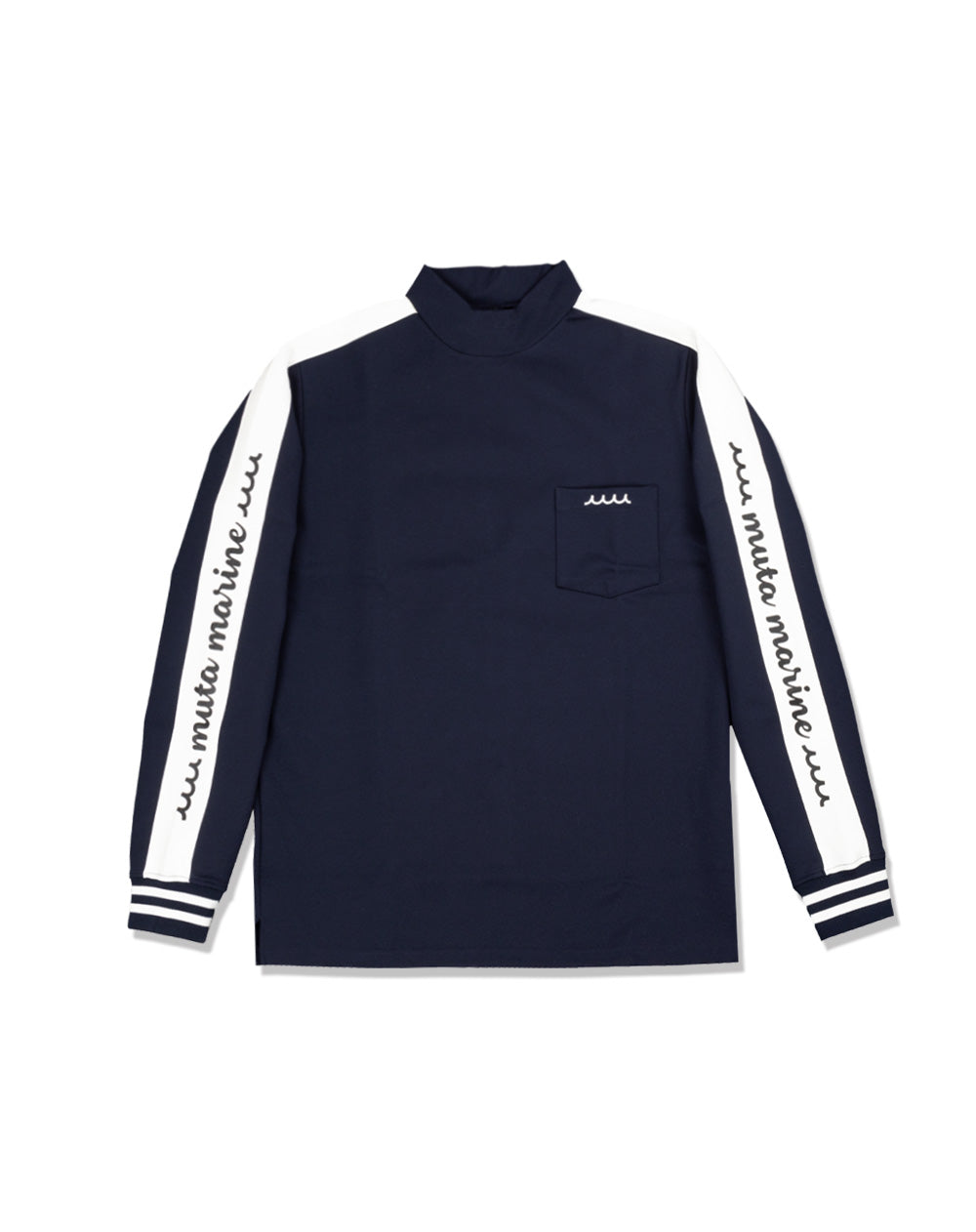 ウォームポンチ サイドライン モックネックシャツ [全3色] – muta