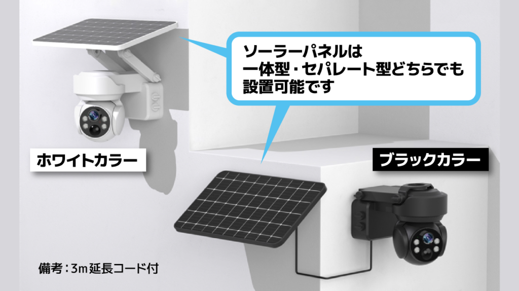 X-1ソーラーバッテリーPTZカメラ_Wi-Fiモデル_ホワイト | NSK