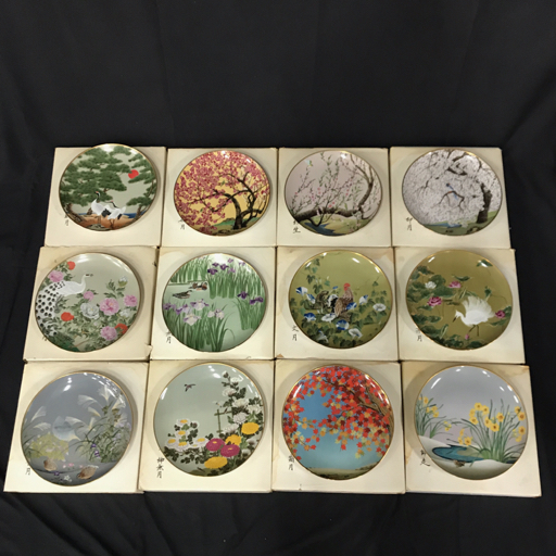 フランクリンポーセリン 飾皿コレクション 花鳥十二ヶ月 | 質屋の中島