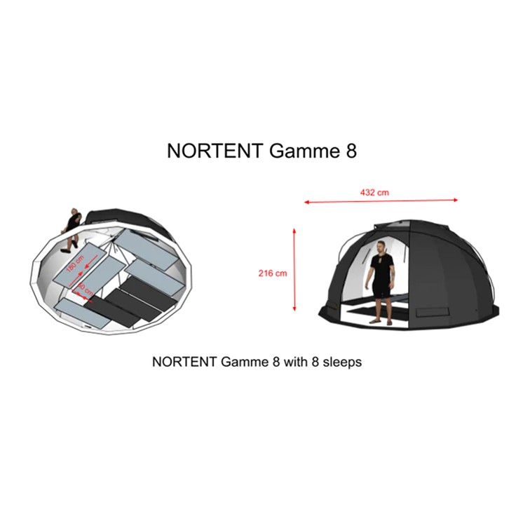 ながのキャンパル ONLINE SHOP / NORTENT Gamme 8 PC オークブラウン