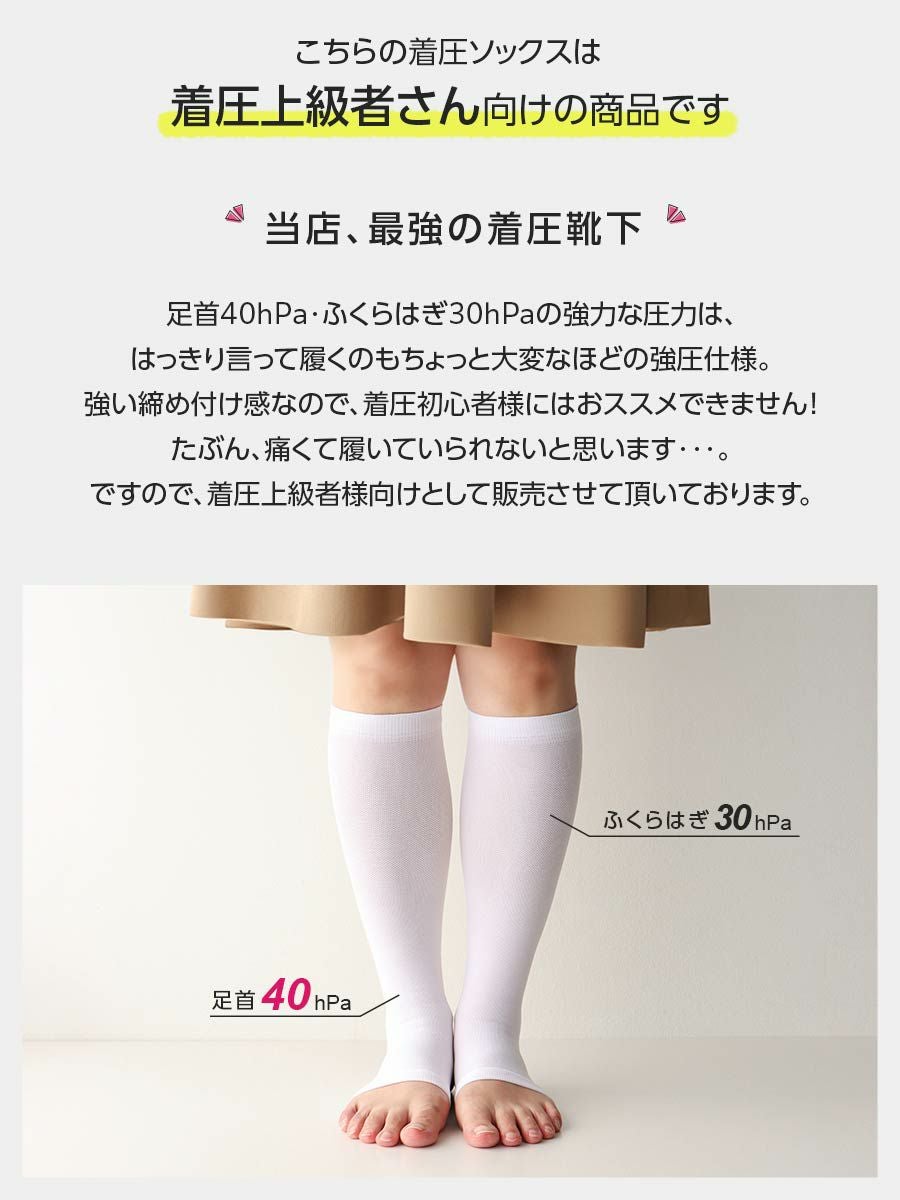 ≪WEB限定≫ NAIGAI 着圧ソックス 市販最強クラス オープントゥ 段階