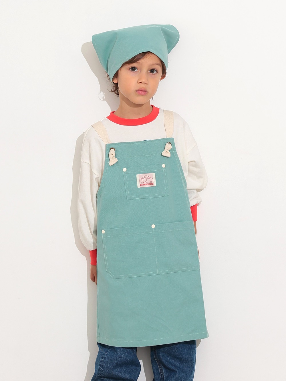 ｴﾌﾟﾛﾝSET COOKDAY | 子供服のオーシャン＆グラウンド[ocean＆ground