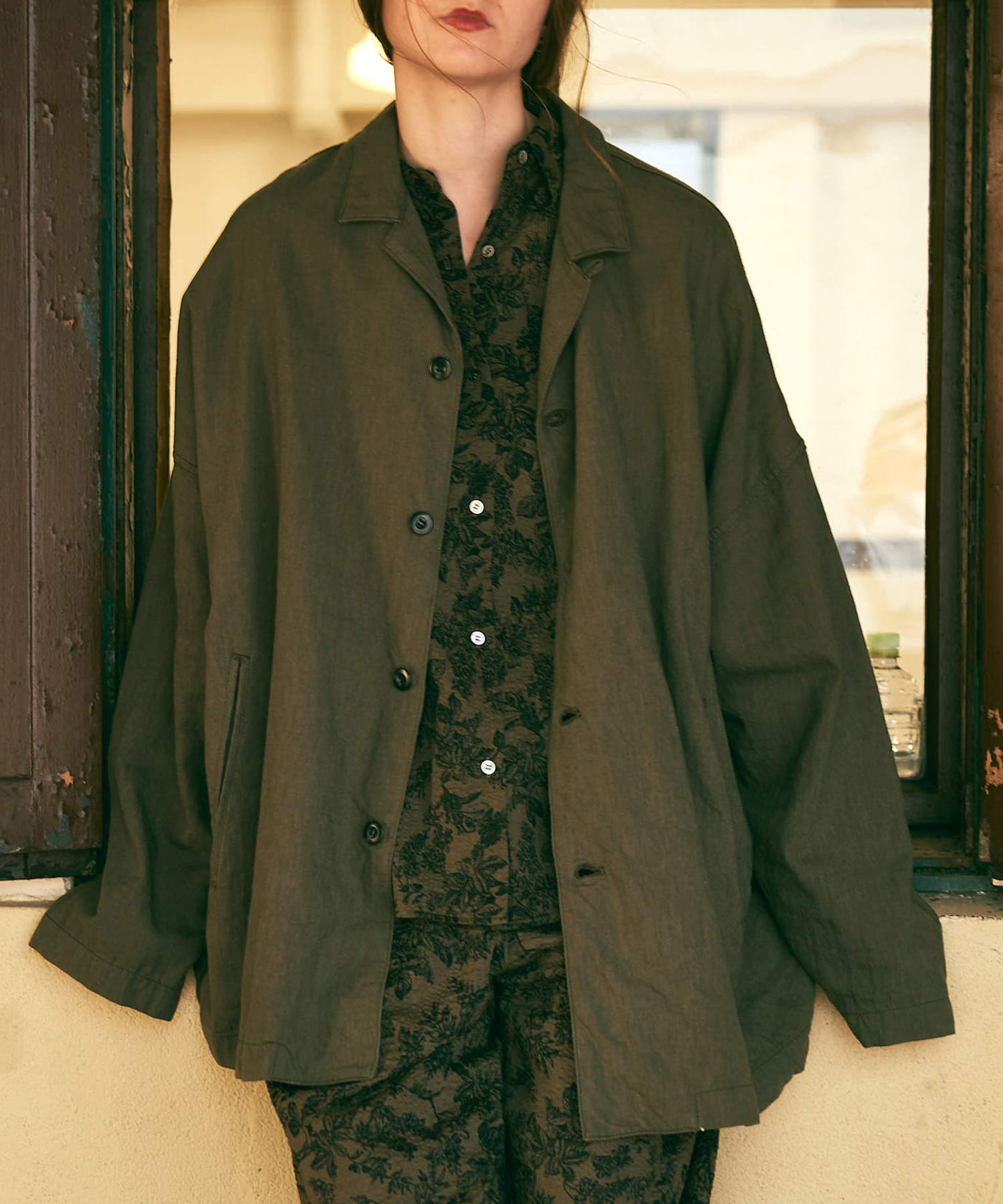 J2137 ちび衿ワークジャケット(F ブラック): アウター - RNA ONLINE