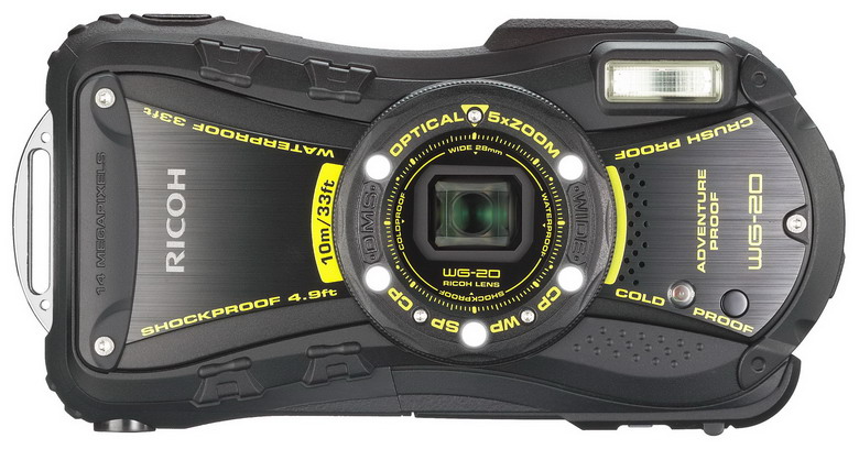 水中撮影可能な小型軽量コンパクトデジタルカメラ「RICOH WG-20」新