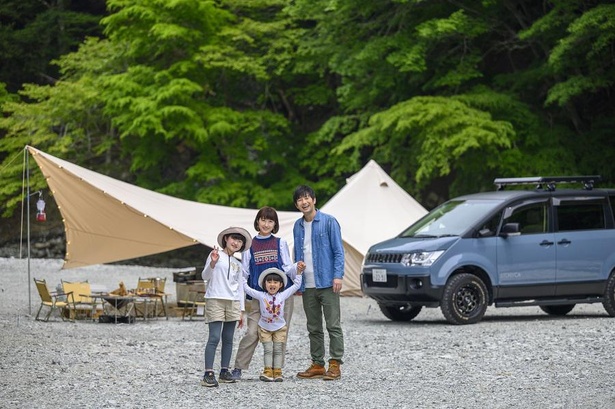 キャンプ道具がセットのカーシェア「ストリカ」で、疲れ知らずの