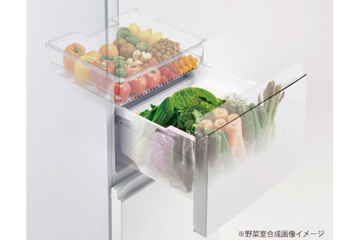 ハイアール、335L／自動製氷付きで11万円台のスリム型冷凍冷蔵庫