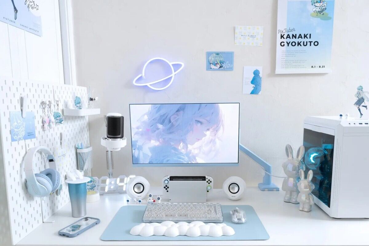 Pixio、200Hzゲーミングモニターに新色「パステルブルー」「パステル