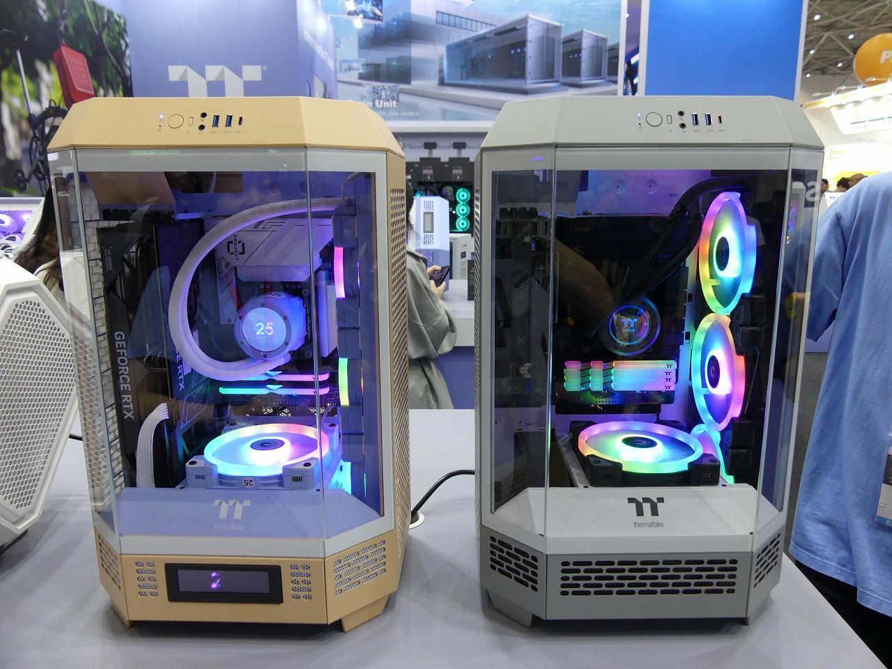 COMPUTEX TAIPEI 2024 - Thermaltake、背面コネクタ対応の八角柱タワー