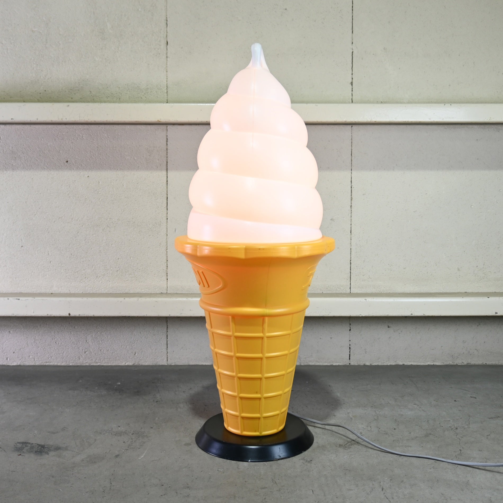 Sujahta Soft Ice Cream Sign Light Lantern Festival Display / 業務