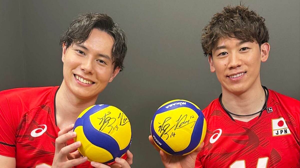 石川祐希「全く変わってない」髙橋藍「ちょっとおじさんに（笑）」W