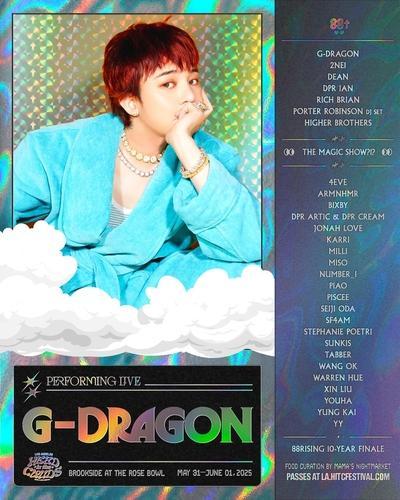 G-Dragon to headline US music festival - The Korea Times