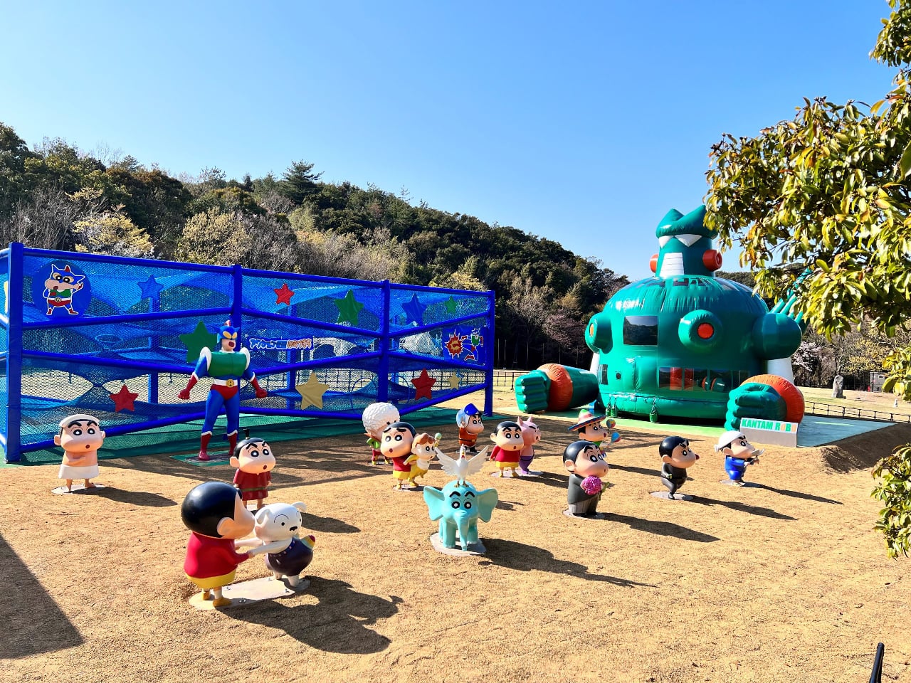 クレヨンしんちゃんアドベンチャーパーク】最新エリアを1番に遊びつく