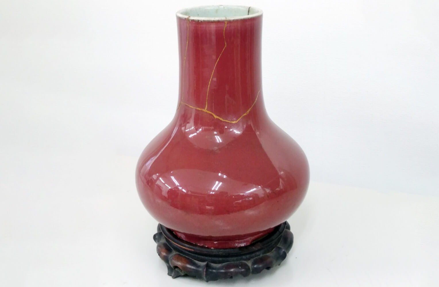 中国骨董】辰砂花瓶 買取実績｜日晃堂 買取実績