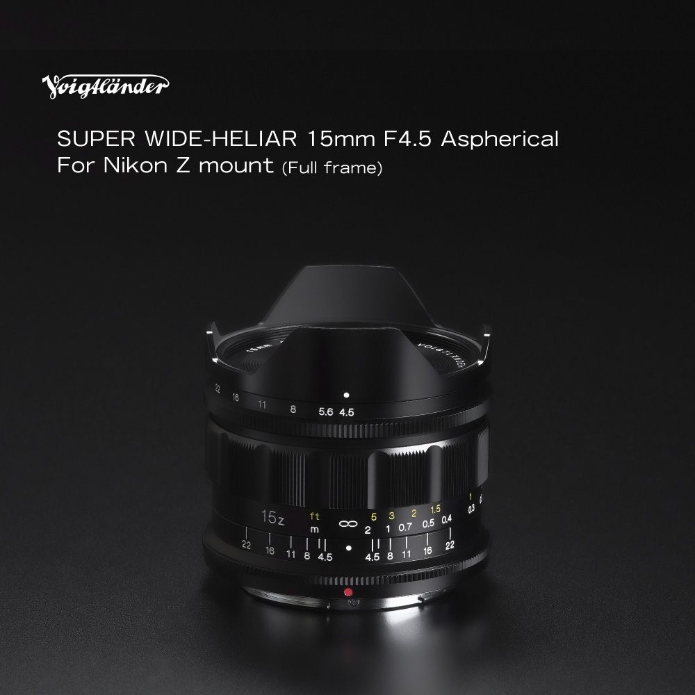 Officially announced: Voigtlander SUPER WIDE-HELIAR 15mm f/4.5