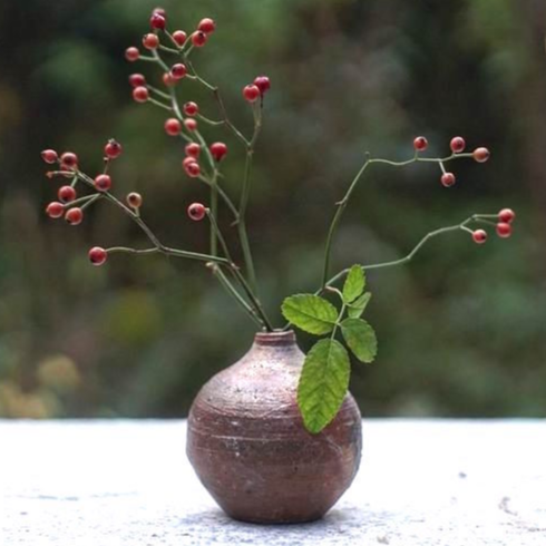 陶磁器 花瓶 紫月窯 角田真｜NA-utsuwa-(日本橋アートうつわ)