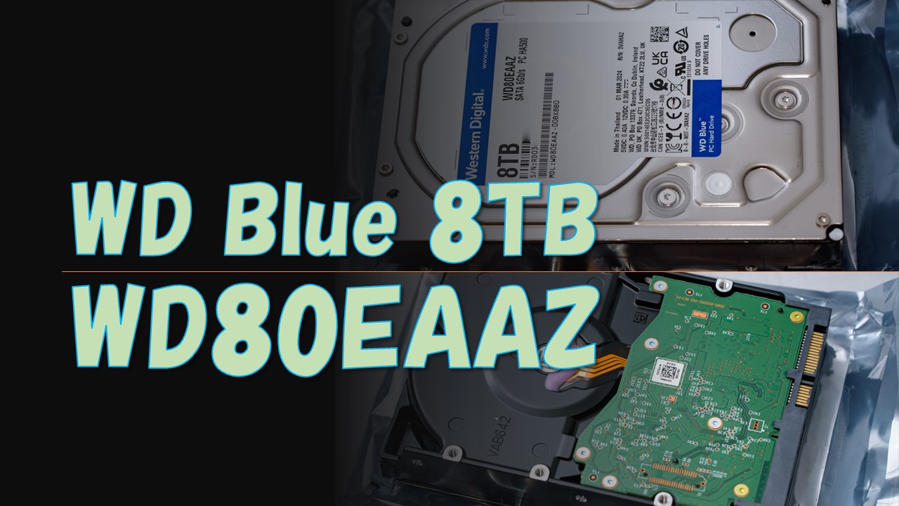 Amazonで8TBのHDDを購入してみた【WD80EAAZ】 | のぶらぼ