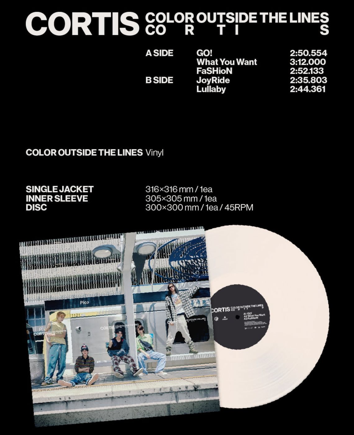 CORTIS - COLOR OUTSIDE THE LINES (VINYL)