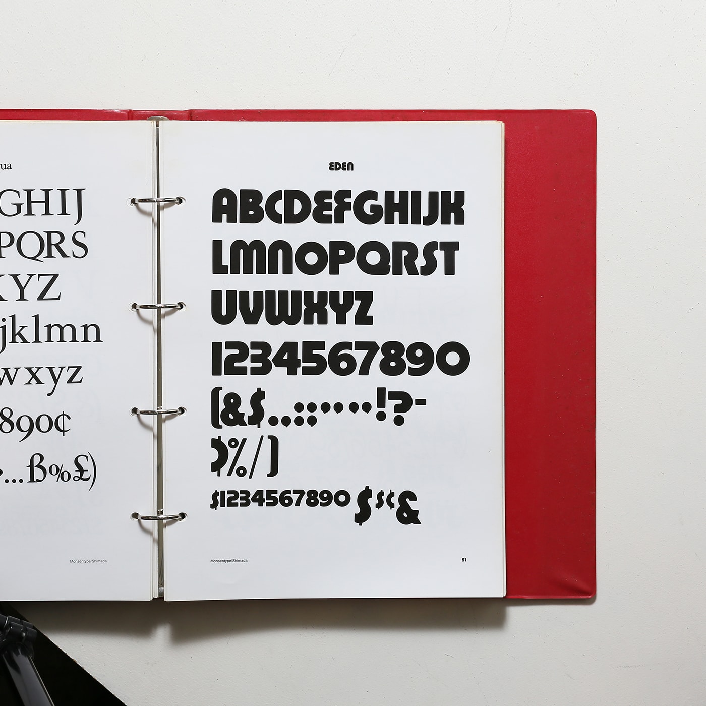 モンセン・スタンダード欧文書体清刷集 6冊セット | 嶋田出版 | nostos