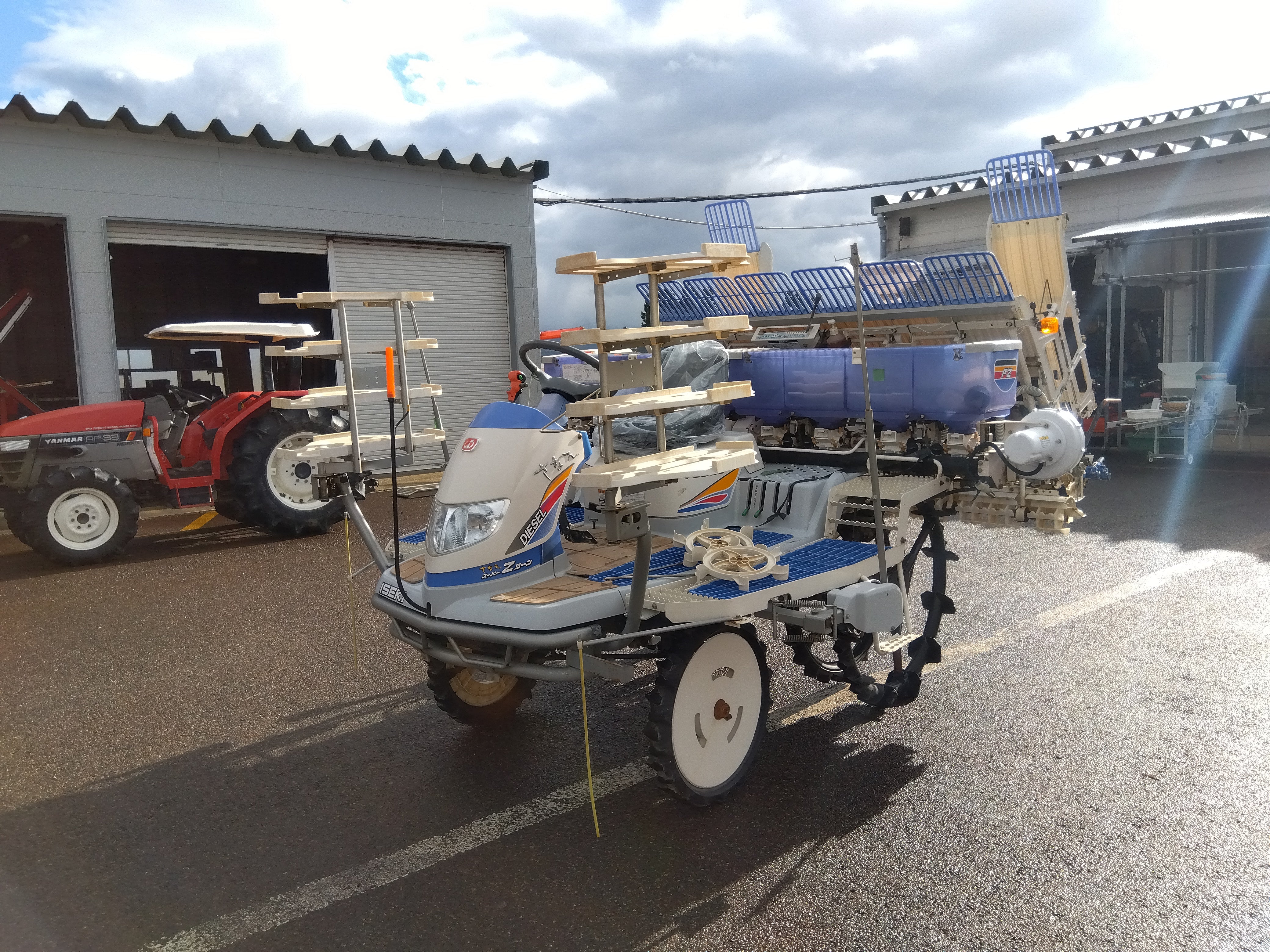 イセキ 中古8条田植機 PZ80D 【ジャンク品】 – 農キング